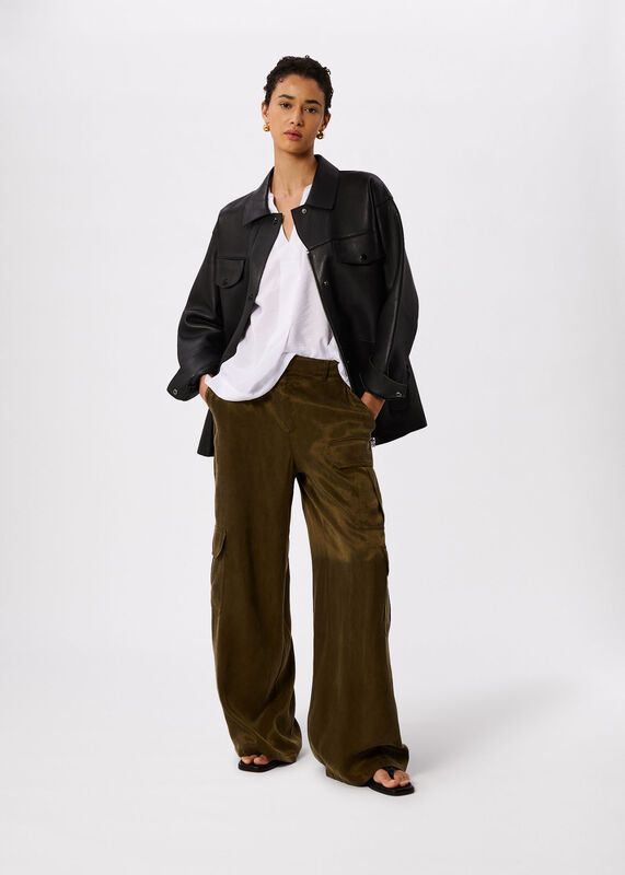 White Sasha Relaxed Shirt