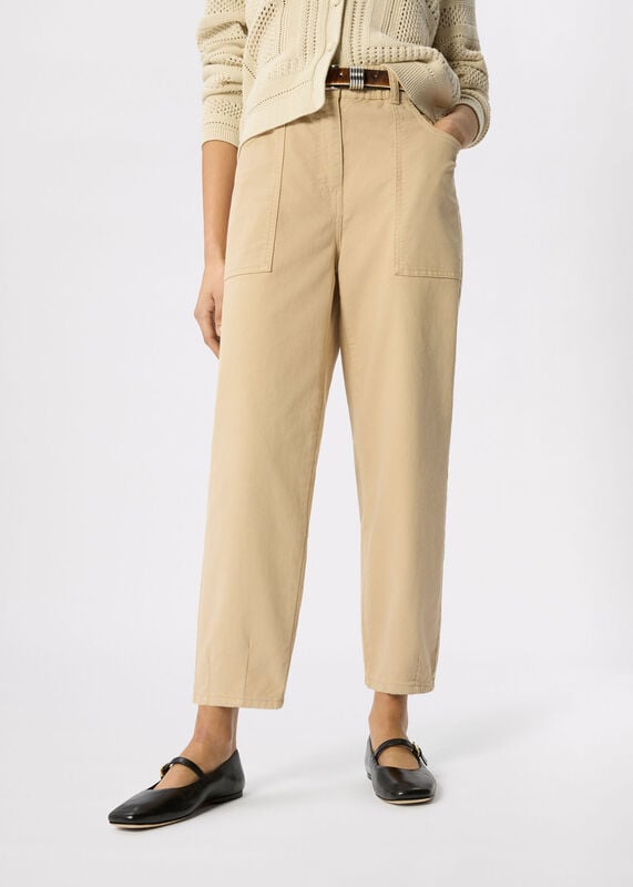 Neutral Tessa Casual Trouser